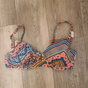 NWT Time and Tru Bathing Suit Top Size Large